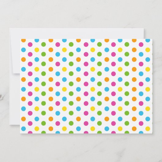 バウンスハウスフォトバースデーパーティ招待状 招待状 (裏面)