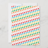 バウンスハウス子供の誕生日パーティの招待状 招待状 (裏面)