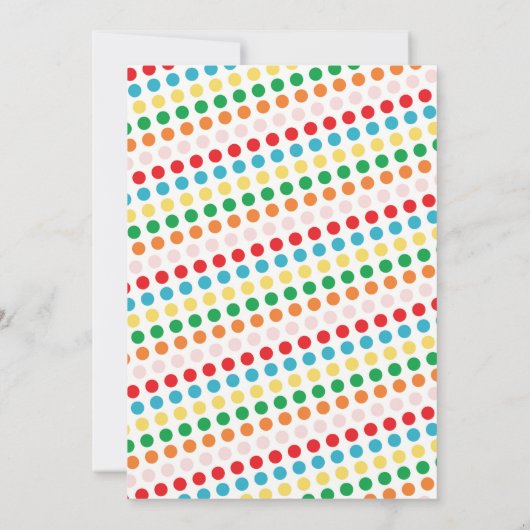 バウンスハウス子供の誕生日パーティの招待状 招待状 (裏面)