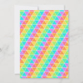 バウンスハウス招待状、バウンスする招待状 招待状 (裏面)