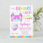 バウンスハウス招待状、バウンス招待状 招待状 (スタンド正面)