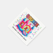 バウンスハウス誕生日バッシュ スタンダードカクテルナプキン (角)