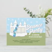 バウンスハウス誕生日パーティー 招待状 (スタンド正面)