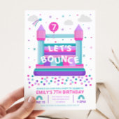 バウンスハウス誕生日招待状 招待状