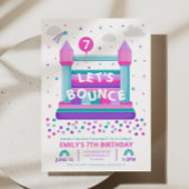 バウンスハウス誕生日招待状 招待状