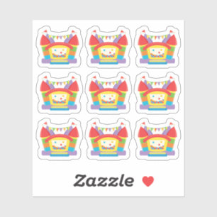 バウンスハウス誕生日 シール