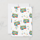 バウンスハウス ジャンピングキャッスル ボール かわいい子供 サンキューカード (裏面)