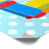 バウンスハウス バウンシーキャッスル 誕生日 男の子 ポスター (角)