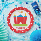 バウンスバースデーパーティープレート ペーパープレート (パーティー)