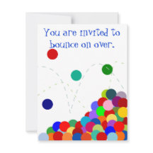 バウンスパーティーの招待状