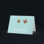 バウンスフール誕生日カード カード<br><div class="desc">Sweet Toothデザイン・スタジオに興味を持ってくれてありがとう！何か感じ質問があ連絡ると、デザインの色の変更を希望する、または私の店に投稿されていないコーディネート作品が必要な場合は私に自由に。sweettoothstudio@gmail.com宛にメールでお願い致し、速やかに回答いたします。</div>