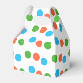 バウンスボールピットバースデーパーティーのドットありがとう フェイバーボックス (裏面サイド)