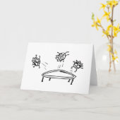 バウンスマズベリー カード (黄色い花)