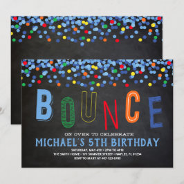 バウンス招待状, バウンスハウスパーティー 招待状
