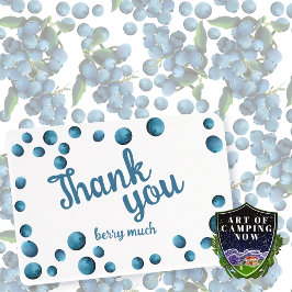 バウンスBlueberry Thank you notes サンキューカード