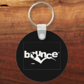 バウンスKeyChain B/W キーホルダー (正面)