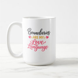 バウンダリーイズマイラブ言語マグ コーヒーマグカップ