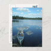 バウンダリーウォーターをカヌーするv.1 ポストカード (正面/裏面)
