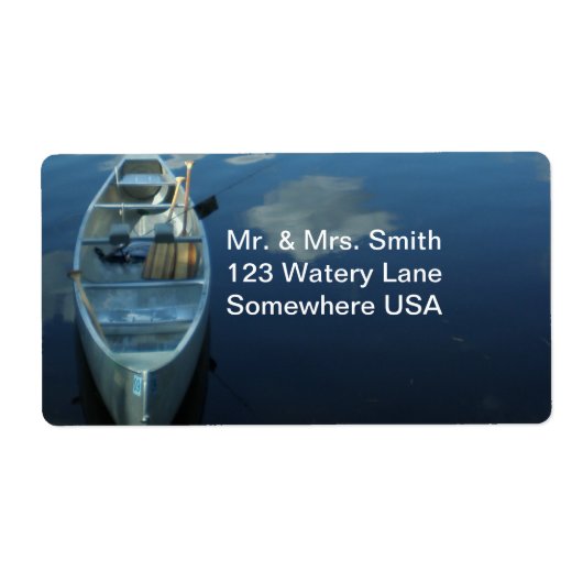 バウンダリーウォーターをカヌーするv.1 ラベル (正面)