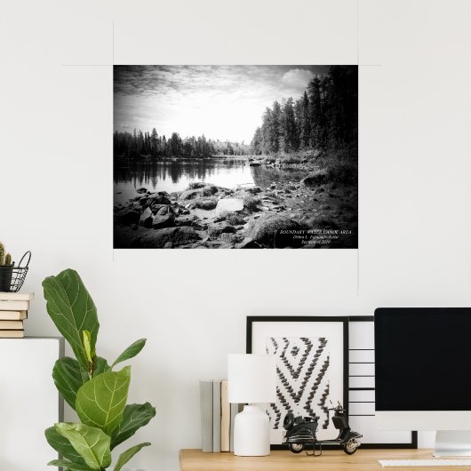 バウンダリーウォーターカヌエリアポスター ポスター (ホームオフィス)