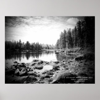 バウンダリーウォーターカヌエリアポスター ポスター