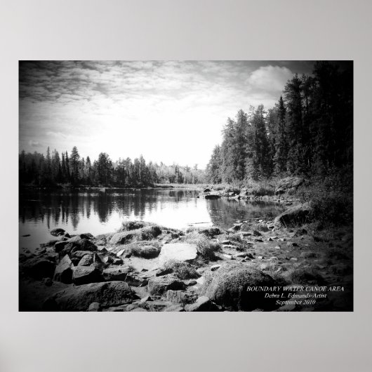 バウンダリーウォーターカヌエリアポスター ポスター (正面)