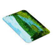 バウンダリーウォーターズカヌエリアミネソタ抽象芸術 マグネット (右側)