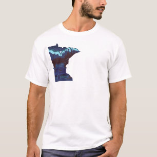 バウンダリーウォーターズカヌルーンキャンプサイト Tシャツ