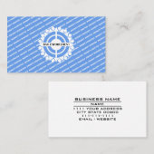 バウンティハンター保釈執行回復剤ブルー 名刺 (正面/裏面)