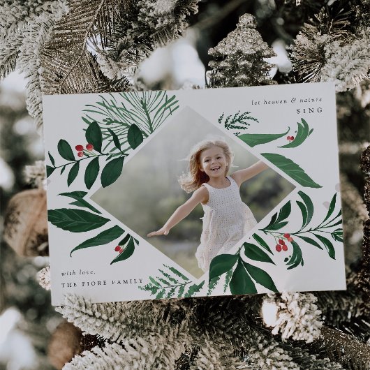 バウンティフルホリディフォトカード |フォレスト シーズンカード