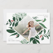 バウンティフルホリディフォトカード |フォレスト シーズンカード (正面)