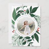 バウンティフルホリディフォトカード |フォレスト シーズンカード (正面)