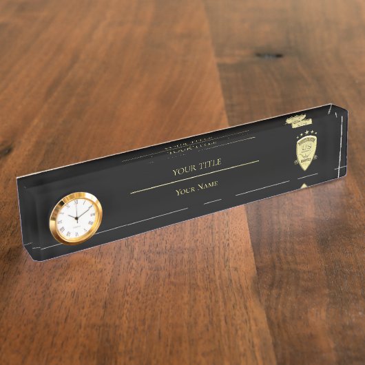 バウンティ・ハンター・エージェント デスクネームプレート (側面)