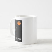 バウンドしよう コーヒーマグカップ (正面左)