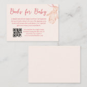 バウ赤ちゃんシャワーブックカード ノートカード (正面/裏面)