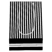 バウ·タイのグルーパーソナライズされたムスマンに感謝 ミディアムペーパーバッグ (裏面)