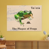 バエラ語 – カエル キャンバスプリント (インサイチュ (リビング))