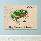 バエラ語 – カエル キャンバスプリント (インサイチュ (ウッドフロア))