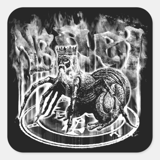 バエルスクエアステッカー スクエアシール (正面)