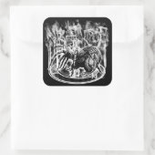 バエルスクエアステッカー スクエアシール (バッグ)