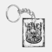 バエルスクエア（両面）キーチェーン キーホルダー (正面左)