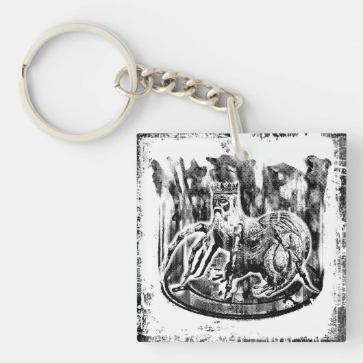 バエルスクエア（両面）キーチェーン キーホルダー (正面)