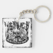 バエルスクエア（両面）キーチェーン キーホルダー (裏面)