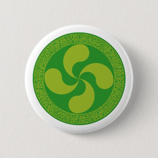 バエレガントスクスタイリッシュクロス：ラウブル 缶バッジ (正面)