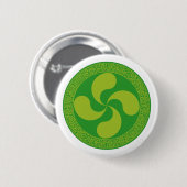 バエレガントスクスタイリッシュクロス：ラウブル 缶バッジ (正面&裏面)