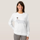 バエレガントスリラックスバスタブの結婚デザイン Tシャツ (正面フル)