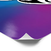 バエレガントッタフライとサンカラフルセットデザイン ポスター (コーナー)