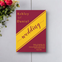 バエレガントモダンルガンと金ゴールドの繊細結婚さ