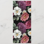 バエレガントルガンディとピンクの予約記号 メニュー (裏面)