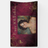 バエレガントルガンディとフェイク金ゴールド 横断幕 (縦)